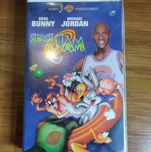 Vintage Space Jam VHS Tape